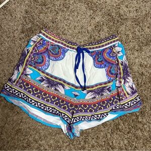 Colorful High Waist Women's Shorts